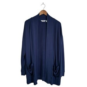 Vineyard Vines Women’s L Navy Blue Dreamcloth Open Front Cardigan